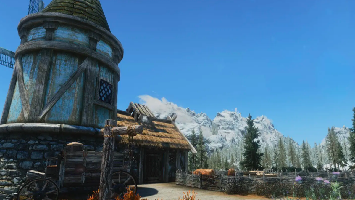 Skyrim goes full Stardew Valley in this excellent free Steam download