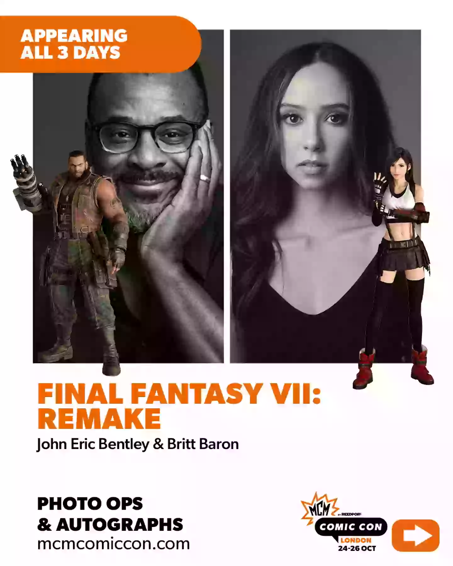 Britt Baron und John Eric Bentley von Final Fantasy VII