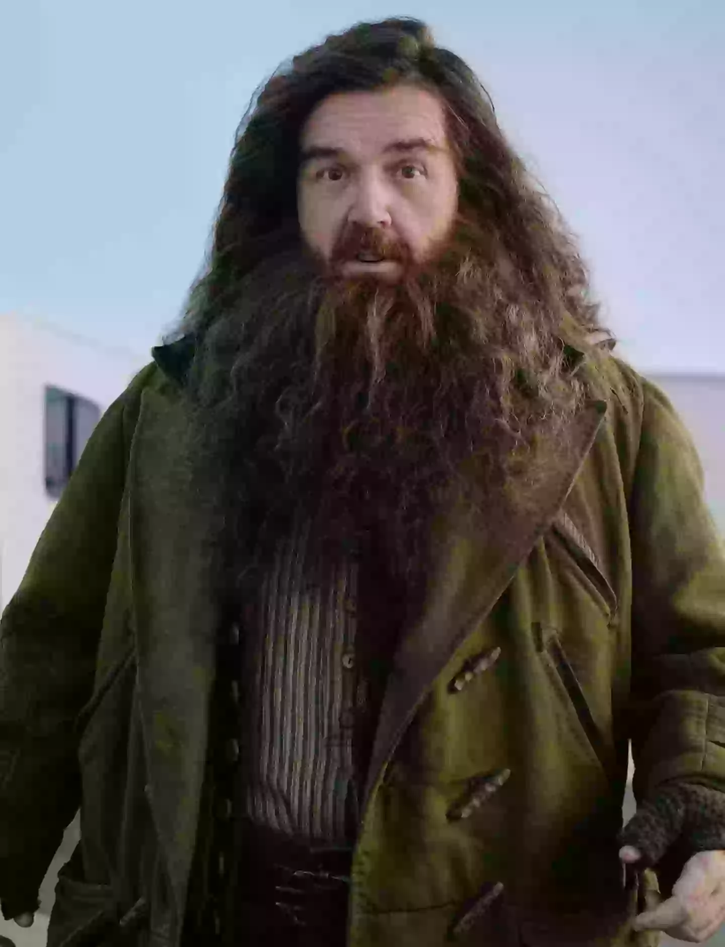 Nick Frost als Hagrid,
