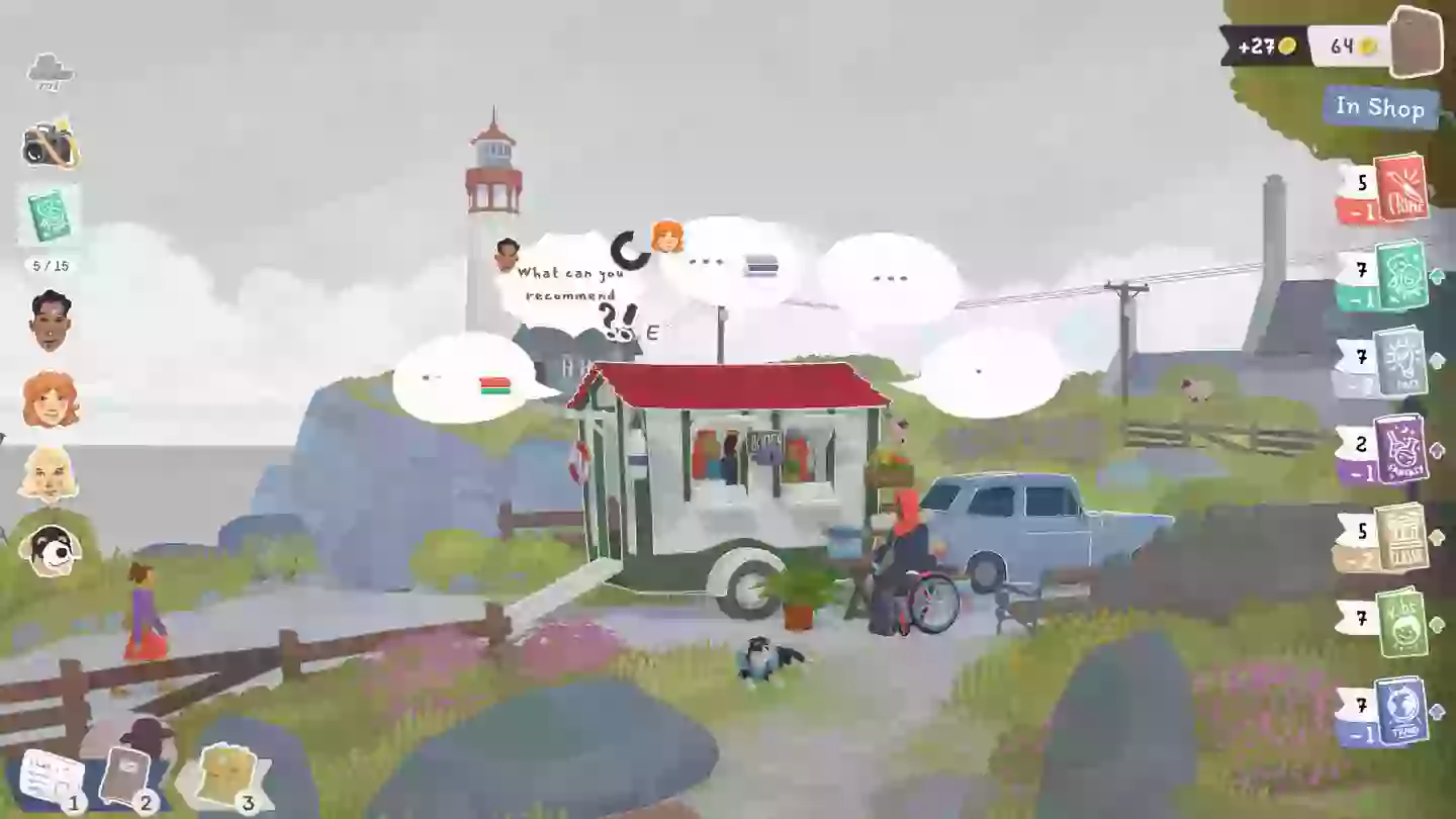 Winzige Buchhandlung/