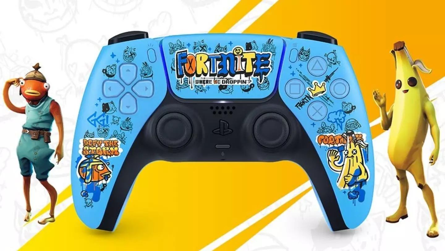Es stehen andere DualSense-Controller zur Auswahl, einschließlich der Limited-Edition-Fortnite-Version (PlayStation/Sony)