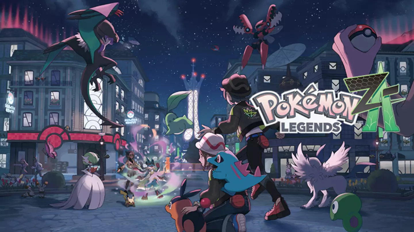 Offizielle Promo-Kunst von Pokemon Legends ZA, Nintendo