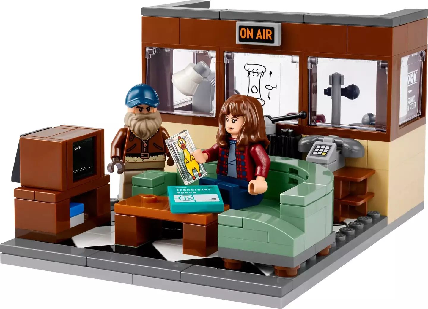 LEGO hat den Radiosender mit Joyce und Hopper als GWP (LEGO) gestellt