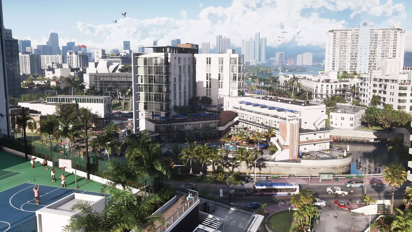 Screenshot von Vice City in GTA VI