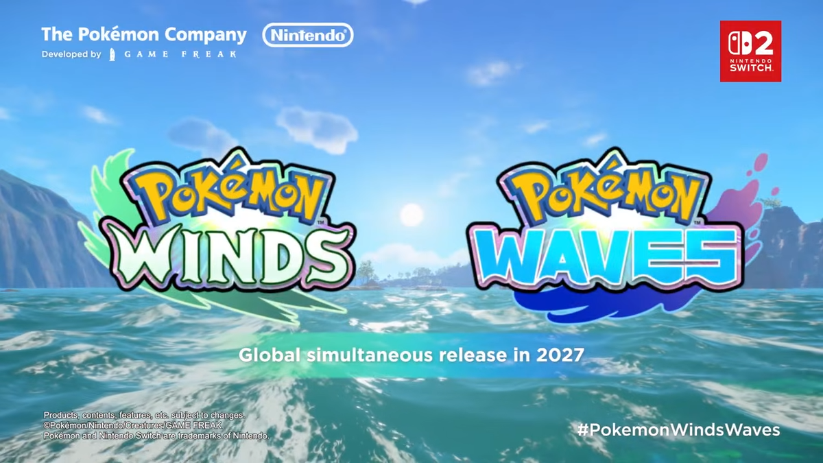 Pokemon Winds and Waves angekündigt, erster Blick auf die Hauptspiele der Generation 10