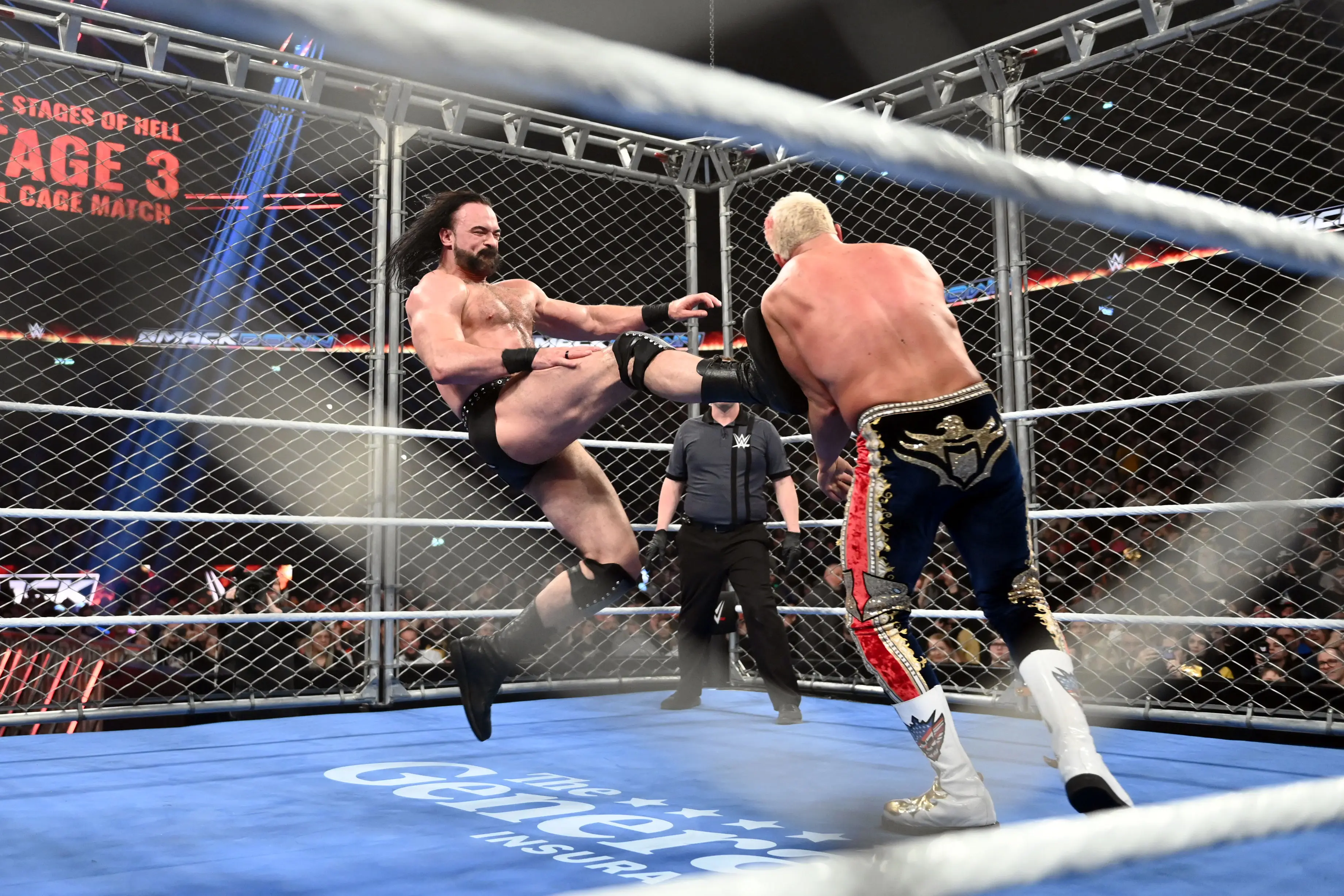 Drew McIntyre gegen Cody Rhodes in 3 Stages of Hell, WWE/Getty Images
