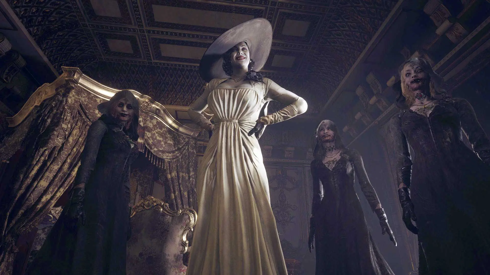 Lady Dimitrescu und ihre Töchter in Resident Evil Village, Capcom