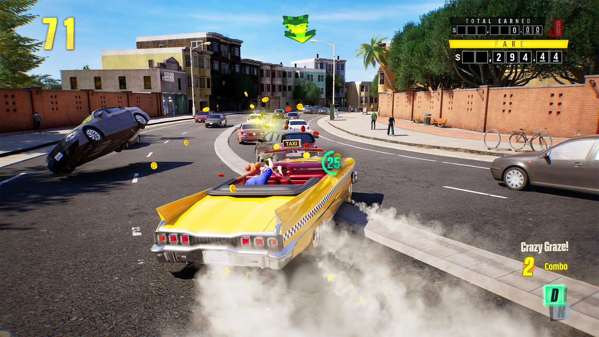 Crazy Taxi: Welttournee, SEGA