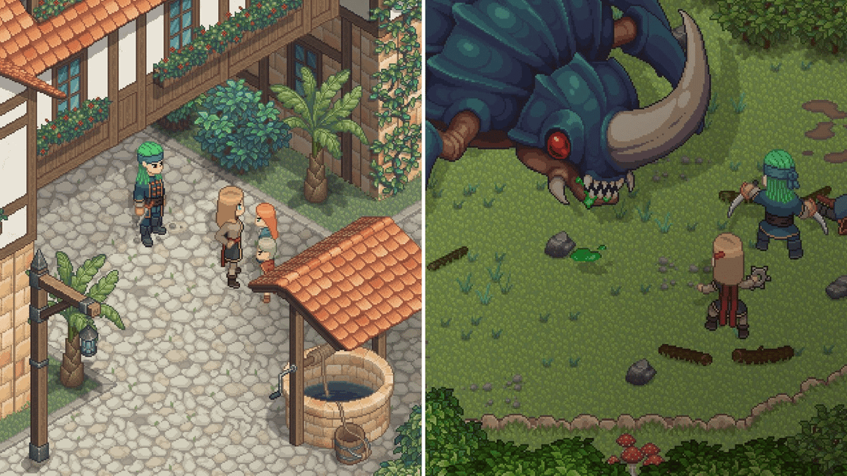 This gorgeous RPG is inspired by classic Final Fantasy and free to try on PC