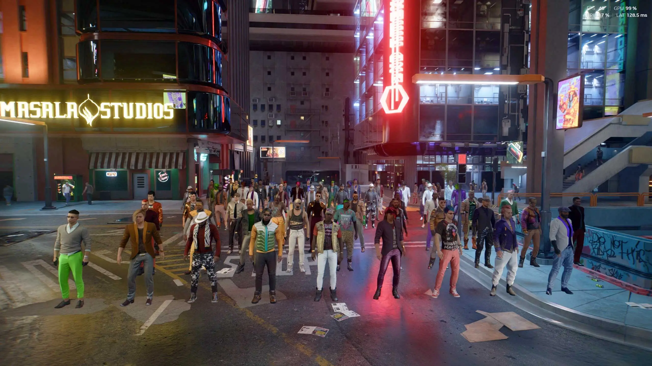 „Crowd Variety Restored“ Cyberpunk 2077, CD Projekt/dnbnhlp (Nexus Mods)