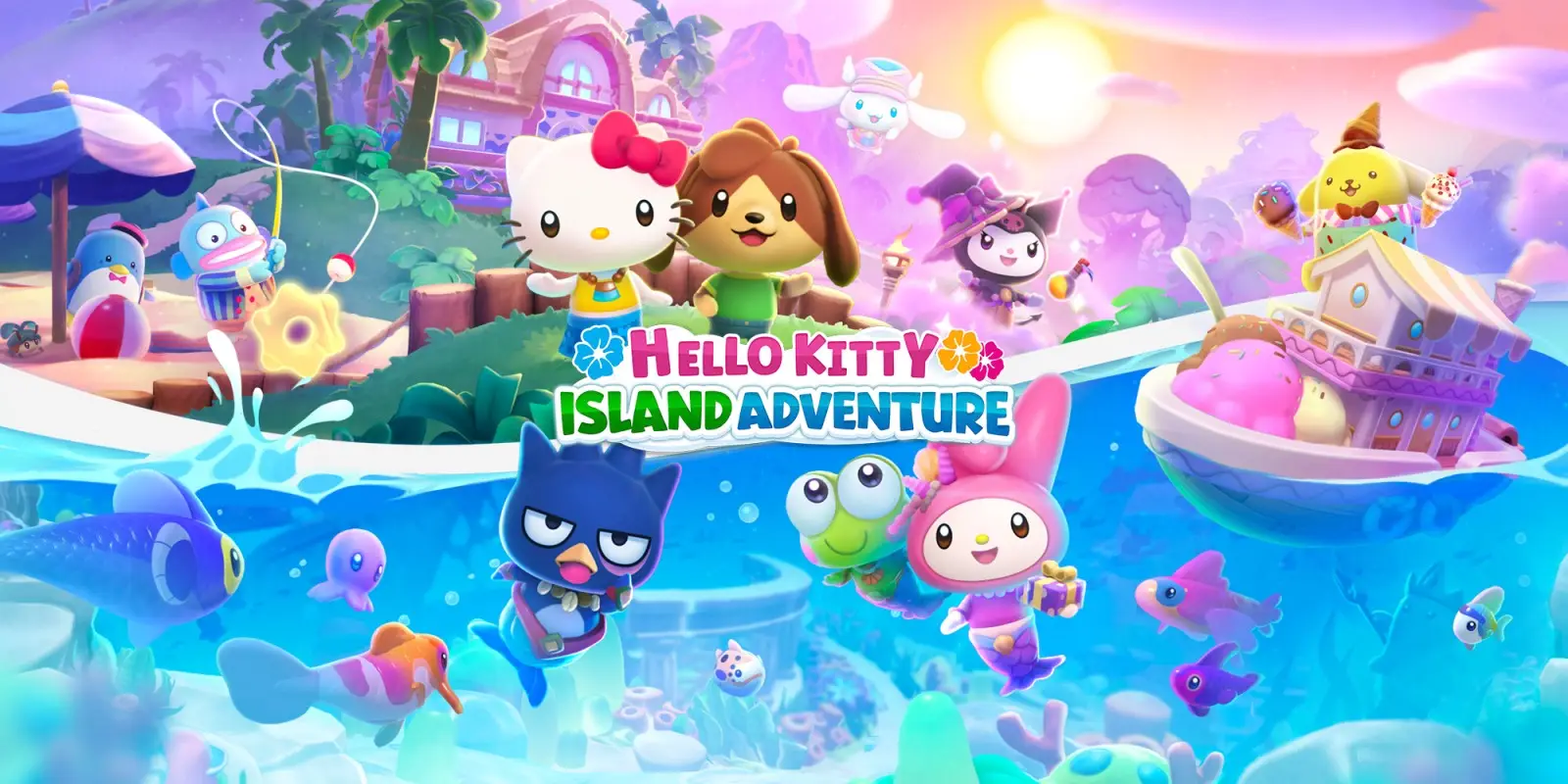 Abonnenten von Nintendo Switch Online können das vollständige Spiel „Hello Kitty Island Adventure“ bis zum 15. Oktober erkunden (Nintendo).