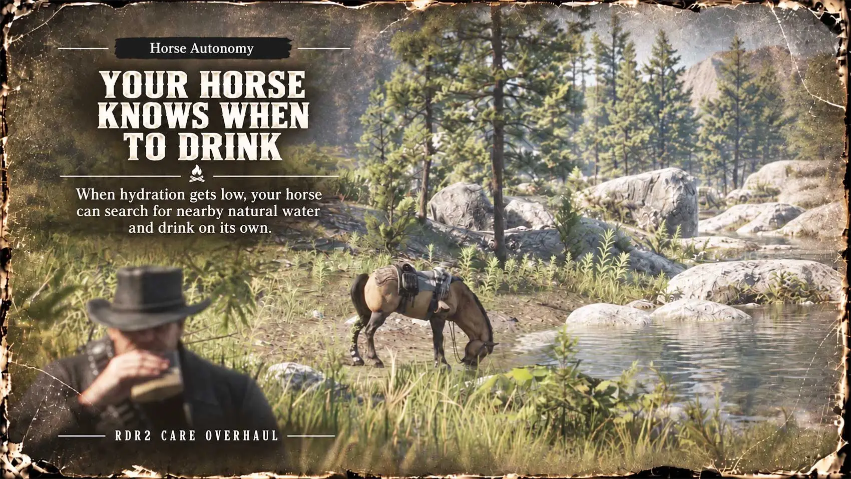 Red Dead Redemption 2 Survival-Mod, Rockstar Games/RcnYn (über Nexusmods)